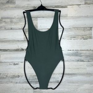 Aerie green one piece swimsuit